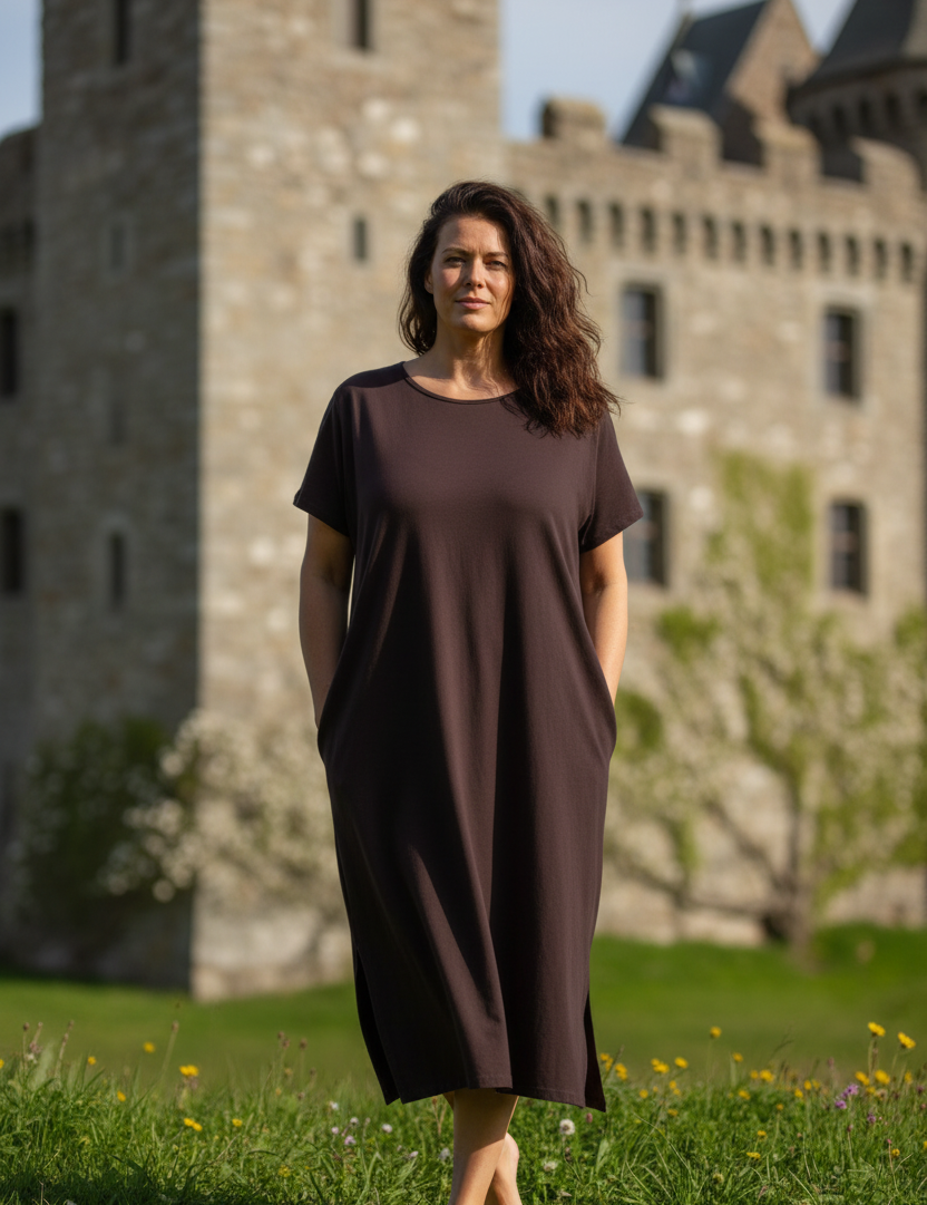 Framifrån vid slottet