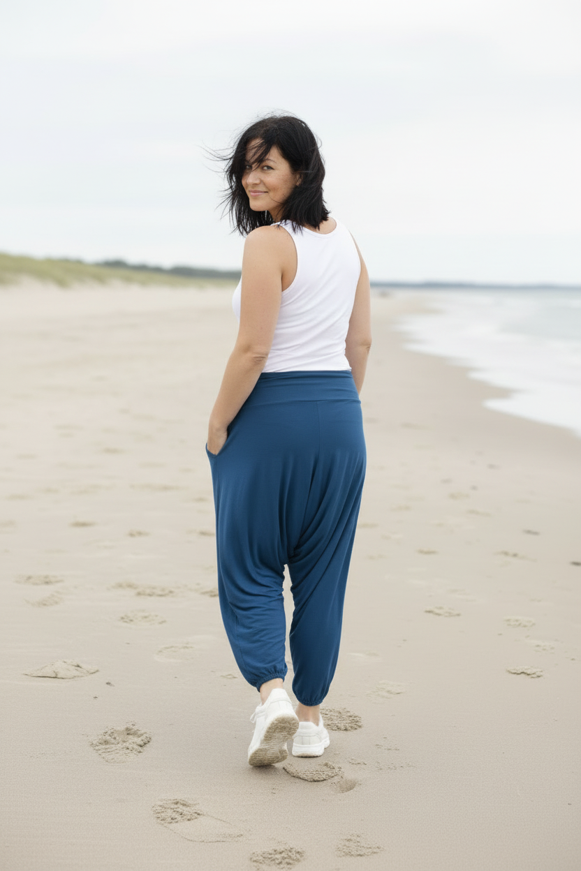 Går bort, tittar över axeln