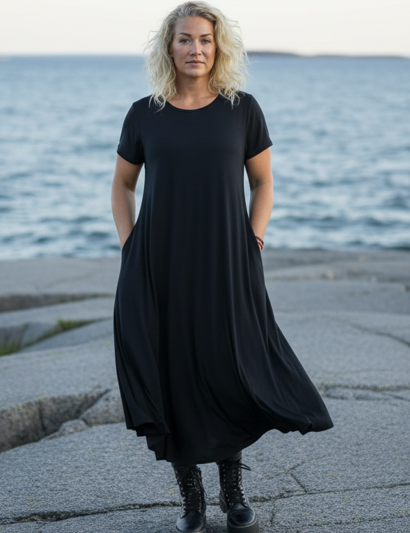 Granitklippor vid havet