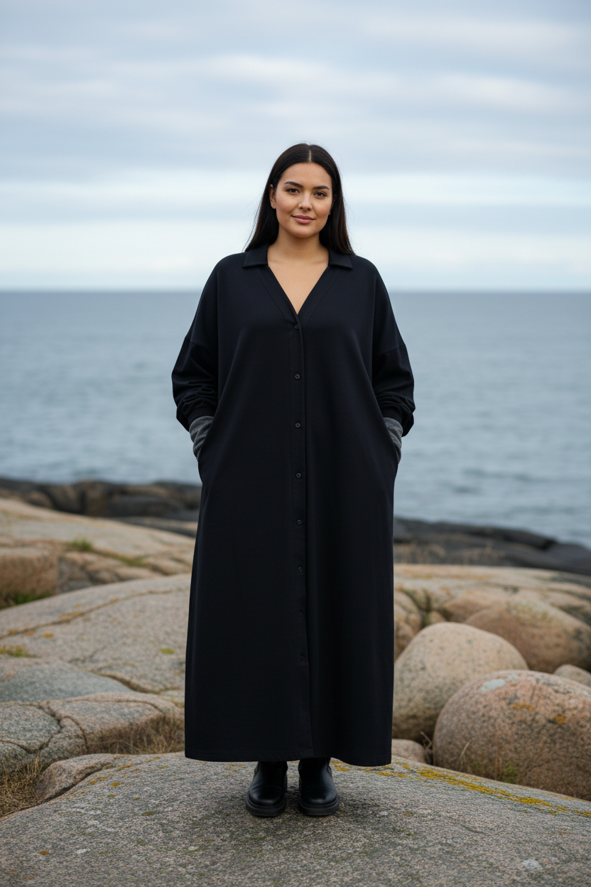 Granitklippor vid havet