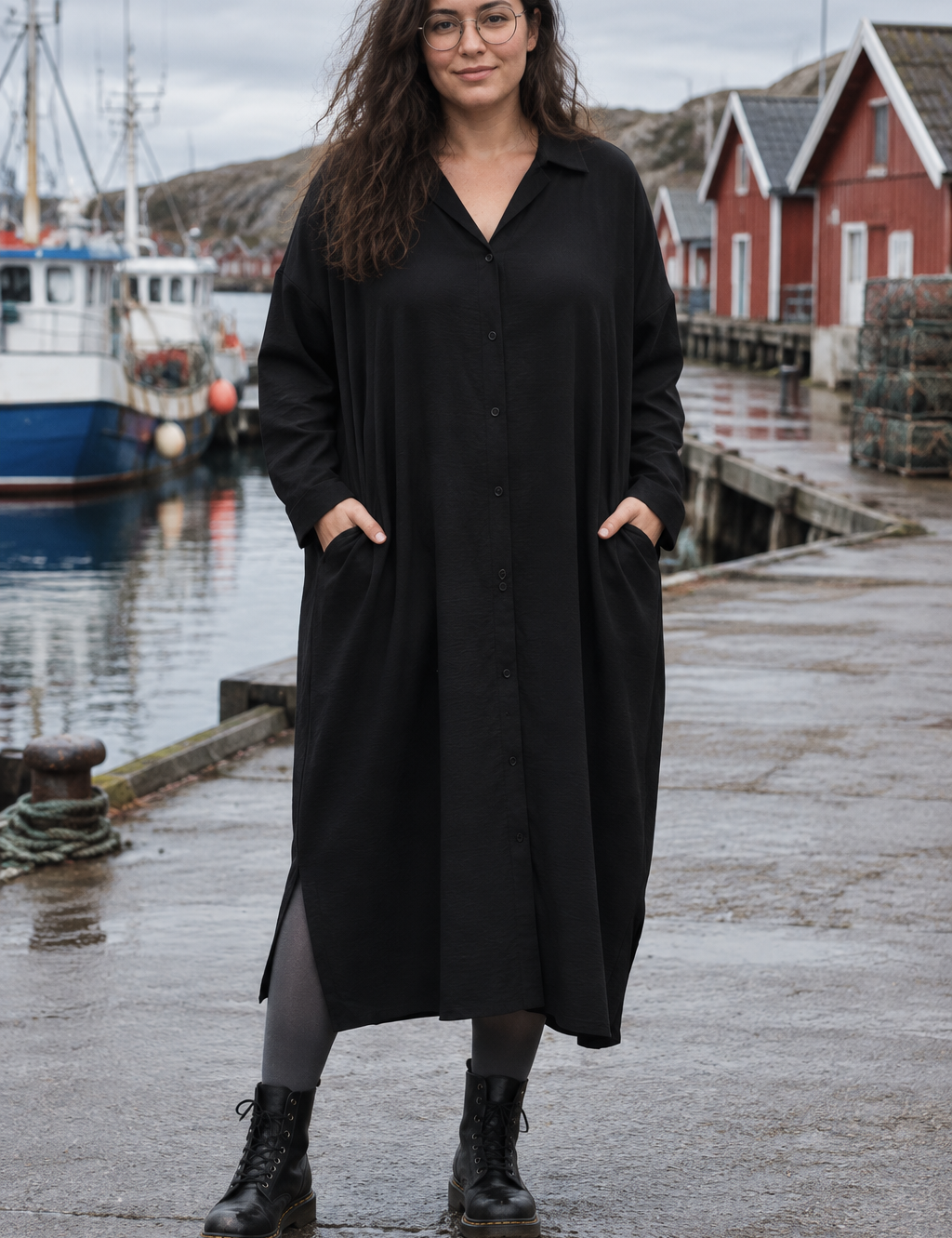 Höstbild 1, framifrån på kajen