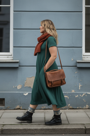 Kallgrön Ballerina i sidoprofil