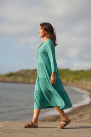 Klänning kustpromenad