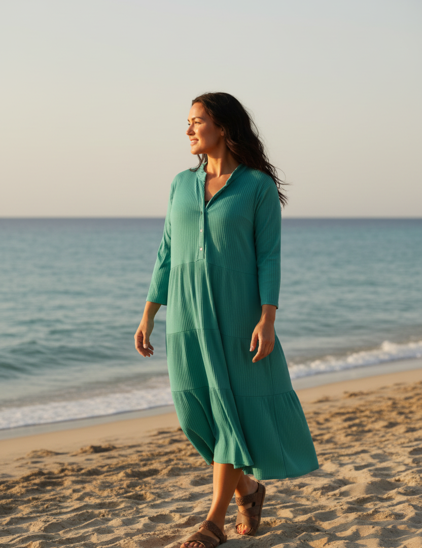 Klänning medelhavsstrand