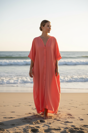 Korallrosa stängd 3