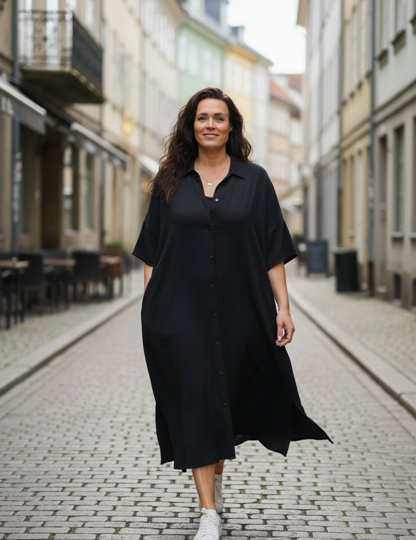 Krage & slits - Avslappnad