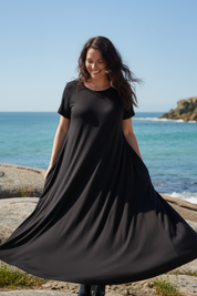 Kurvig modell snurrar