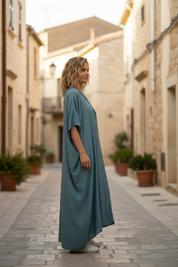 Medium turkos-grå från sidan