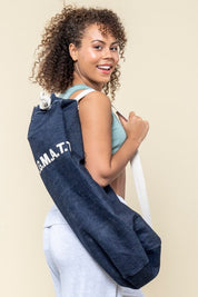 Yogaveske Denim blå
