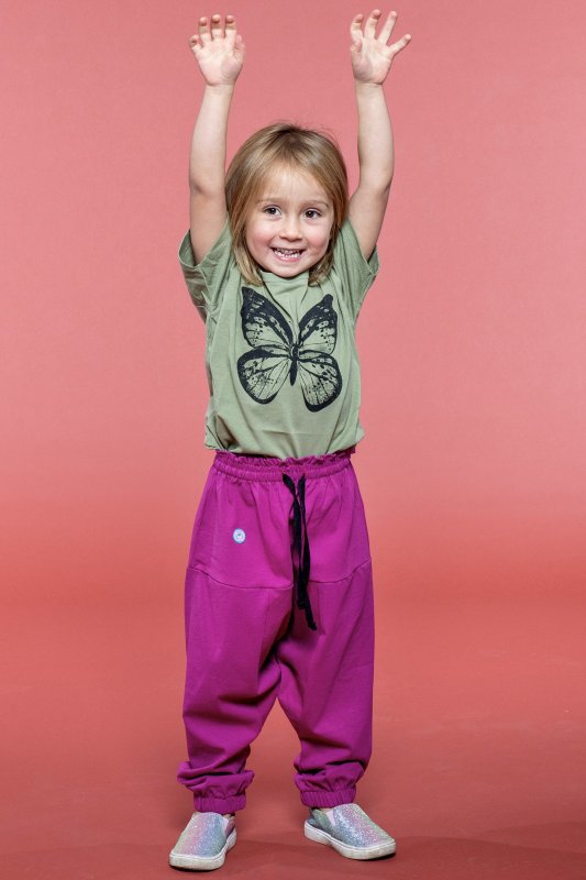 Harem Active Pant Kids Eco Pink