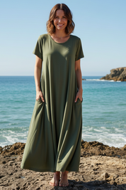 På klippor vid havet