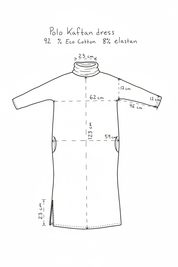 Polo Kaftan fickor båda sidor