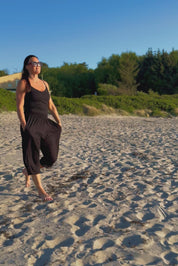 Svart Haremsbyxa Yoga Basic Original Black