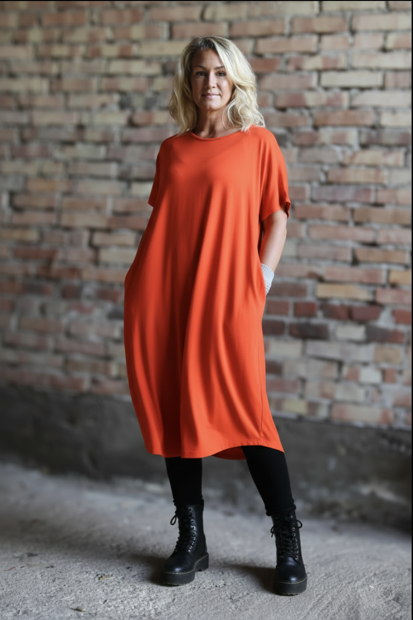 Sarah Dress Orange