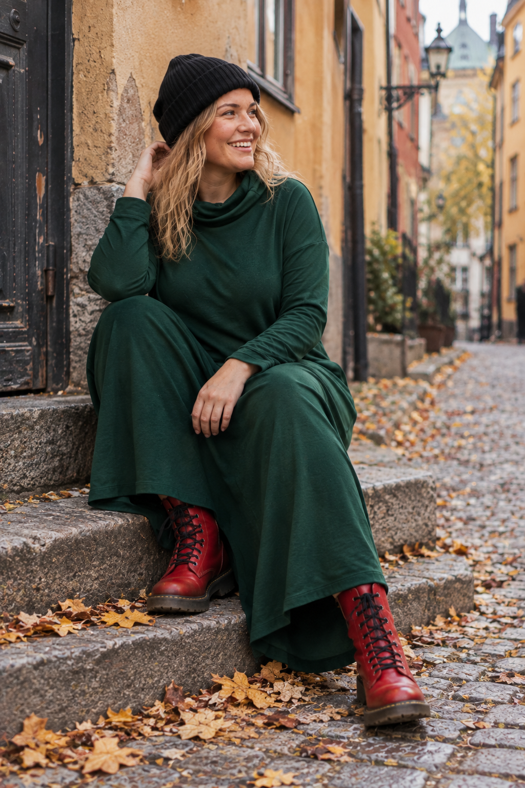 Sittande i Gamla stan