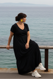 Svart klänning brygga